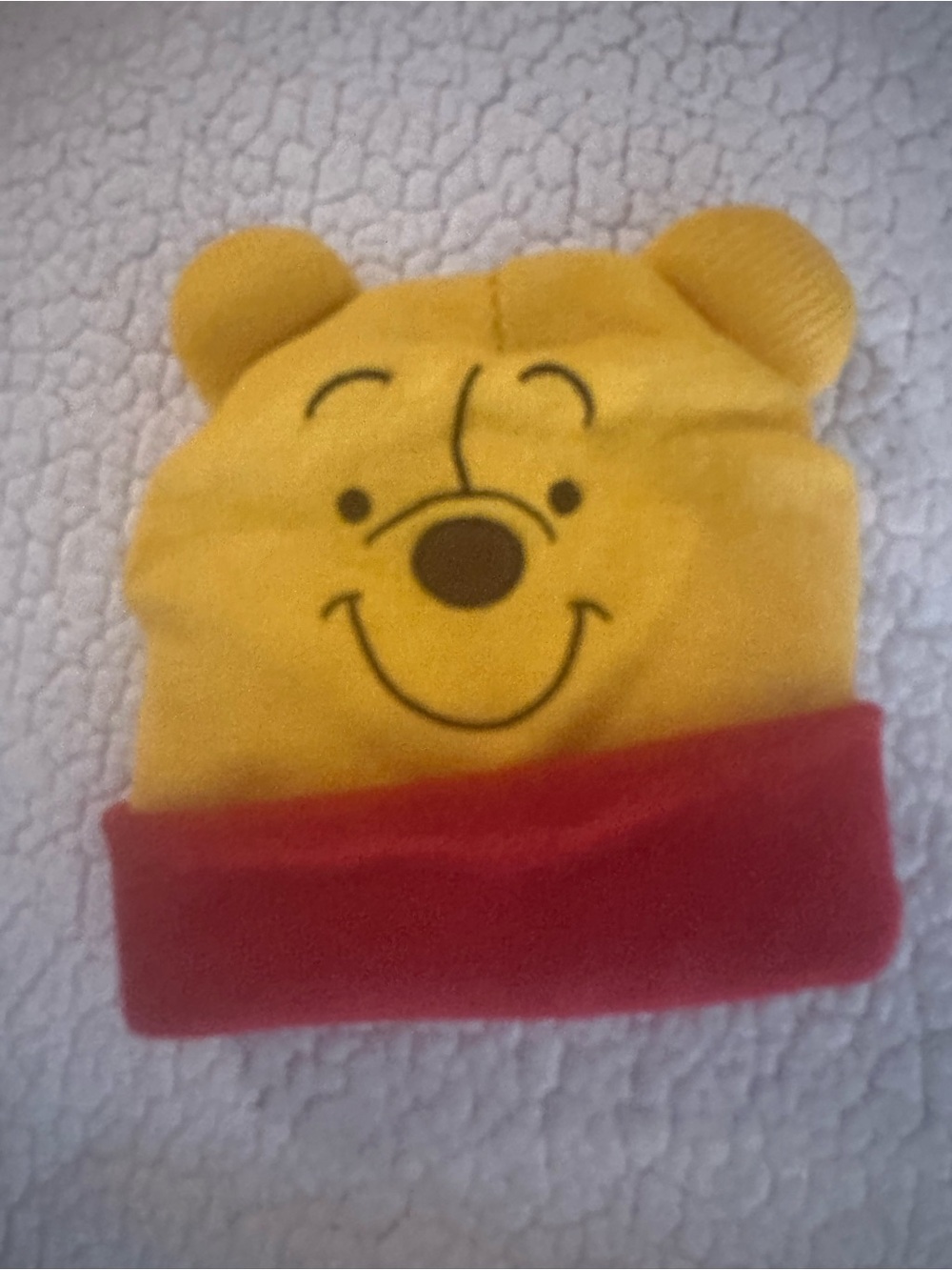 Disney Yellow and Red Winnie the Pooh adluts Beanie